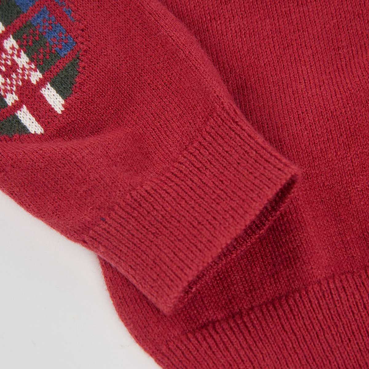 Pull garçon avec broderie chien rouge, BOBOLI