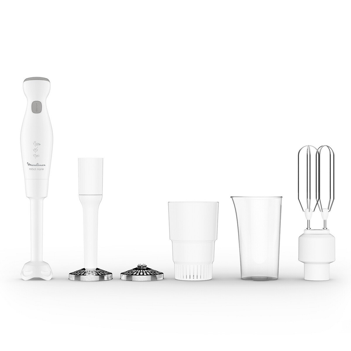 Mixeur plongeant Robot Marie DDG25110 blanc, MOULINEX