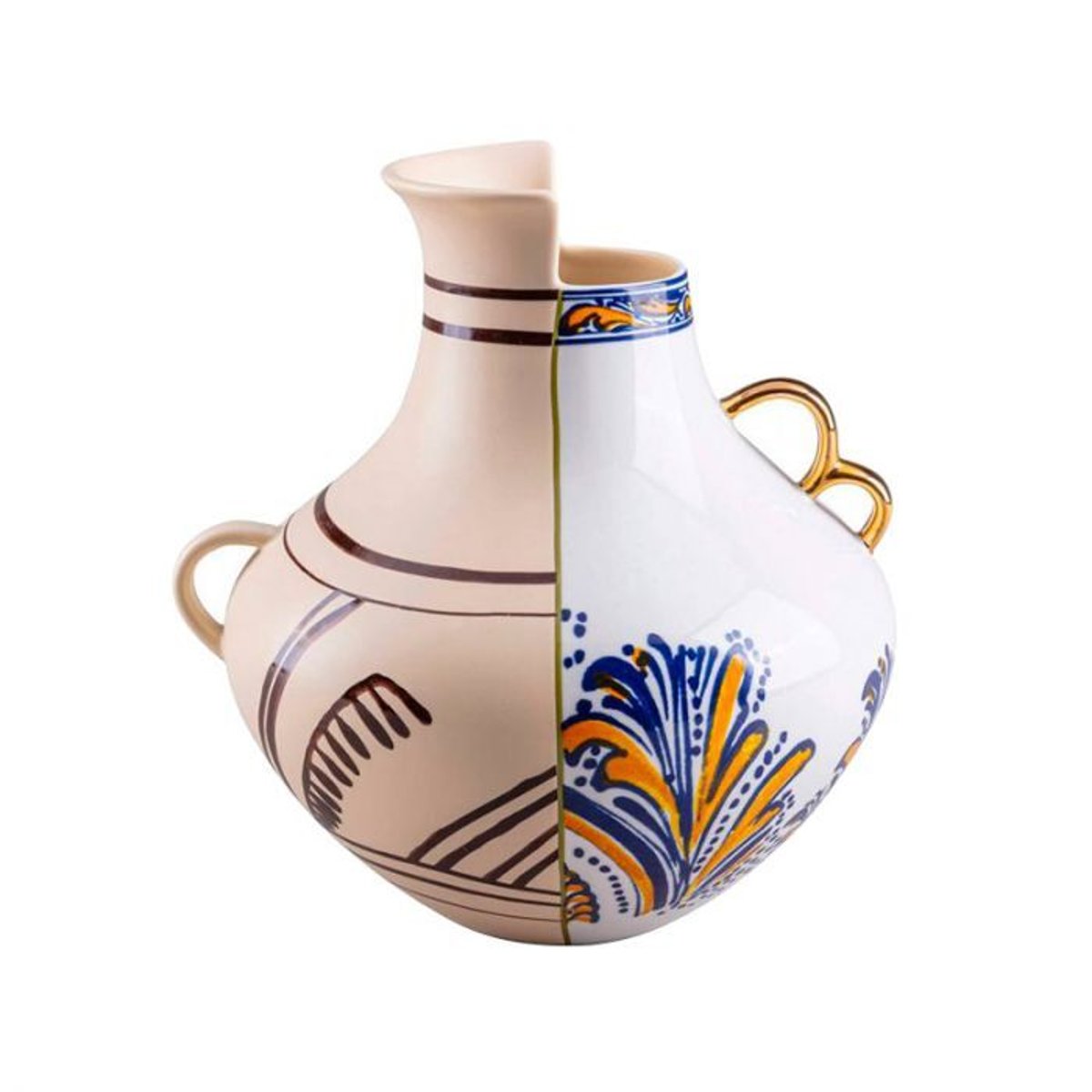 Vase Nazca HYBRID couleur unique, SELETTI