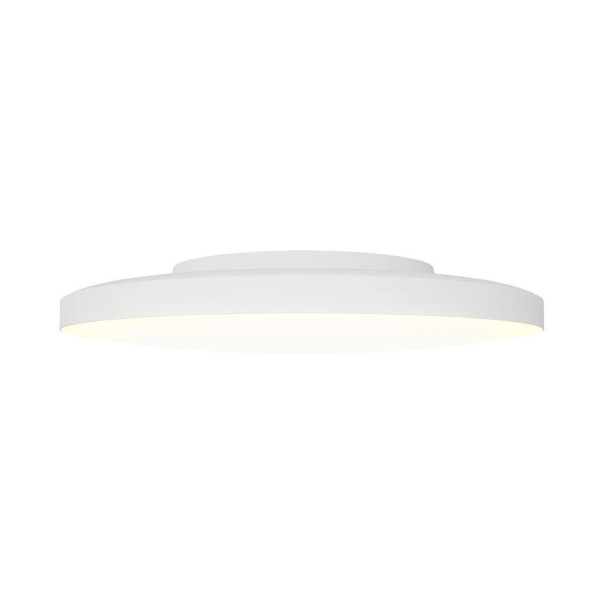 Plafonnier Rond et moderne de salle de bain en plastique, SERENOVA blanc, NORDLUX