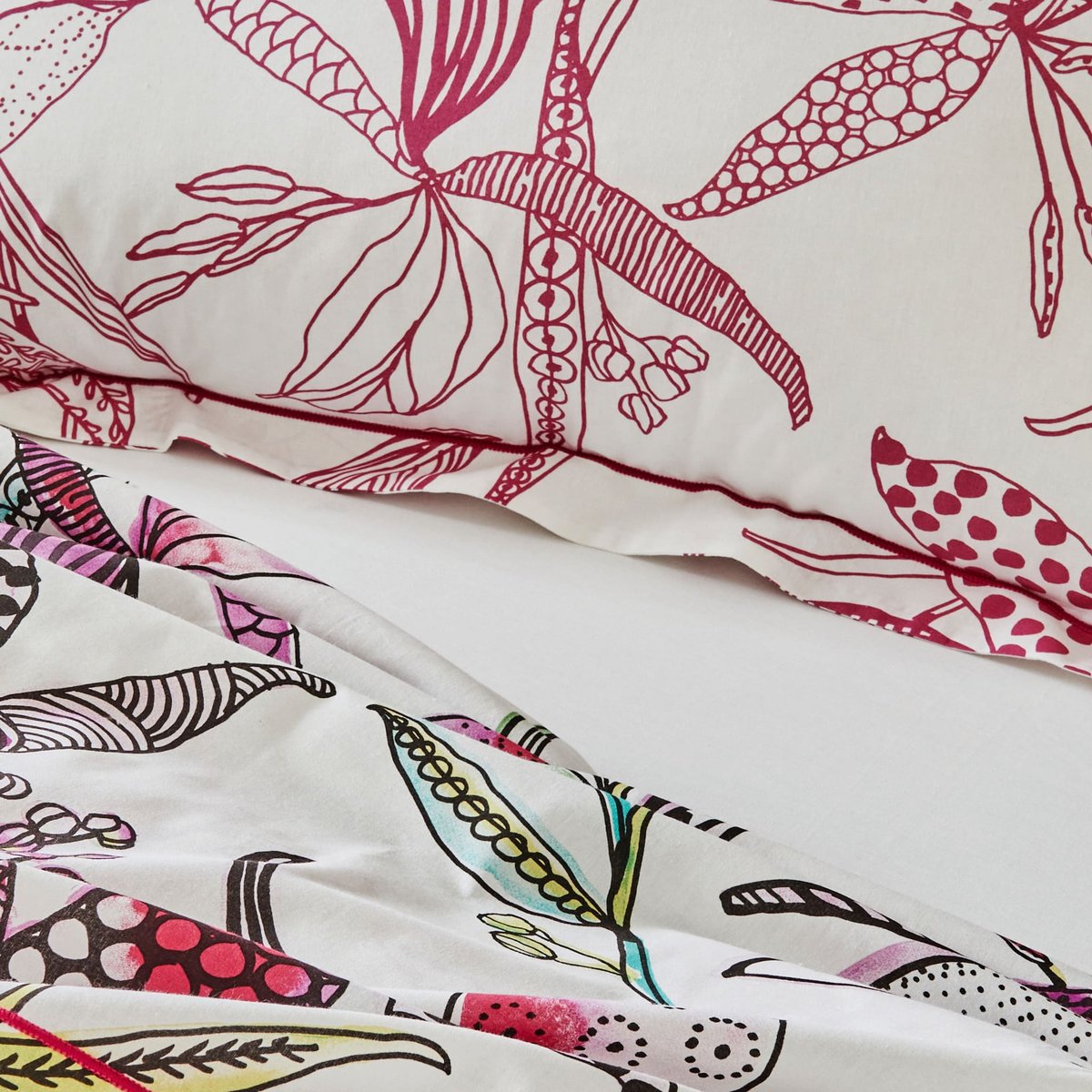 Parure de lit PENELOPE blanc, TRADILINGE