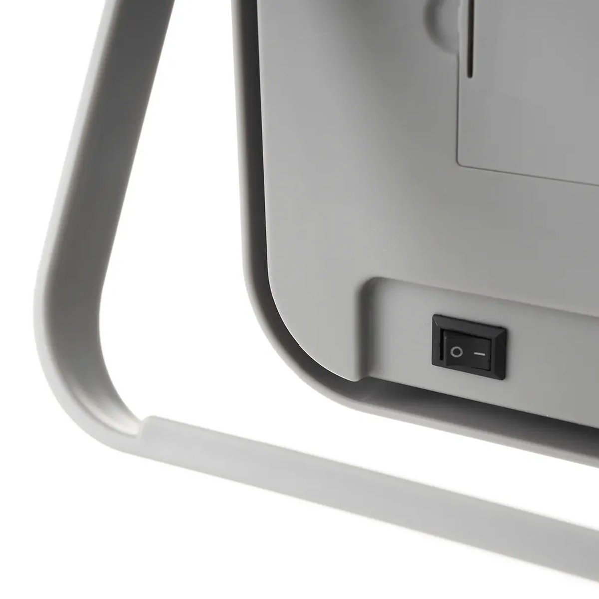 Miroir de maquillage à poser lumineux led gris 15x2.5x22cm gris, WADIGA