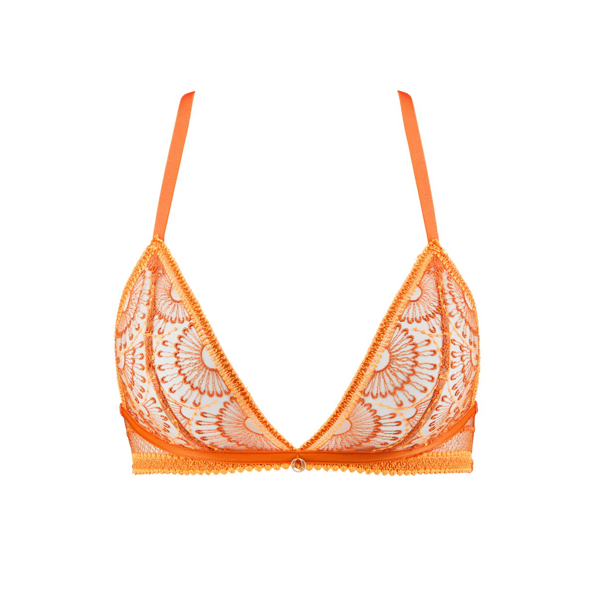 Soutien-gorge Triangle Pure Vibration orange, AUBADE