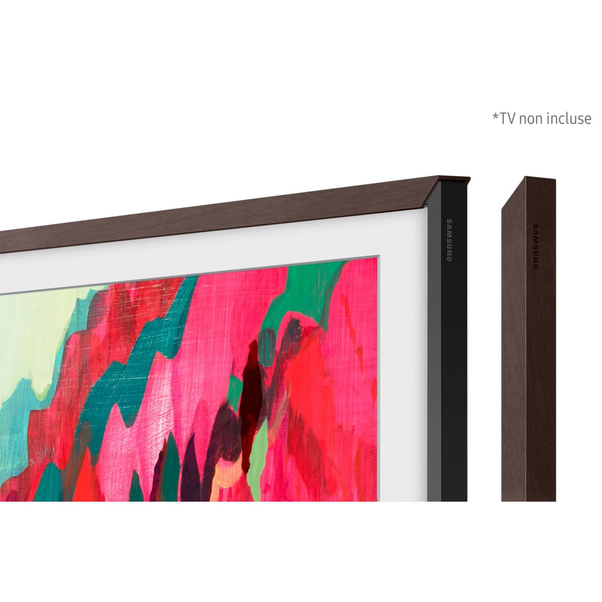 Cadre The Frame couleur Noyer - Compatible TV The Frame 85'' couleur unique, SAMSUNG