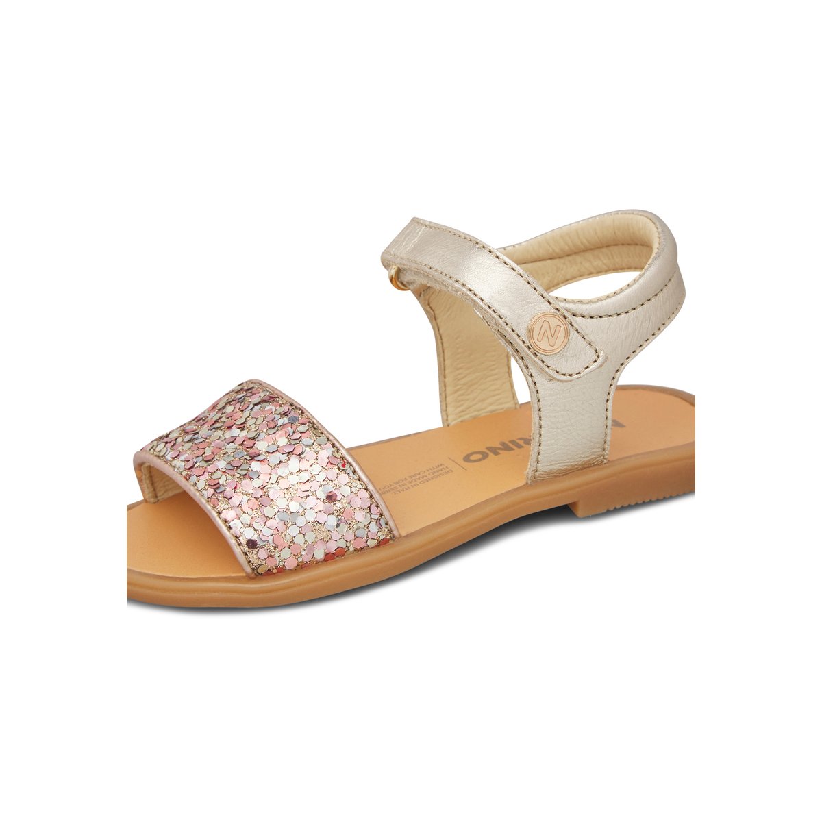 Sandales en cuir NIAE platine-, NATURINO