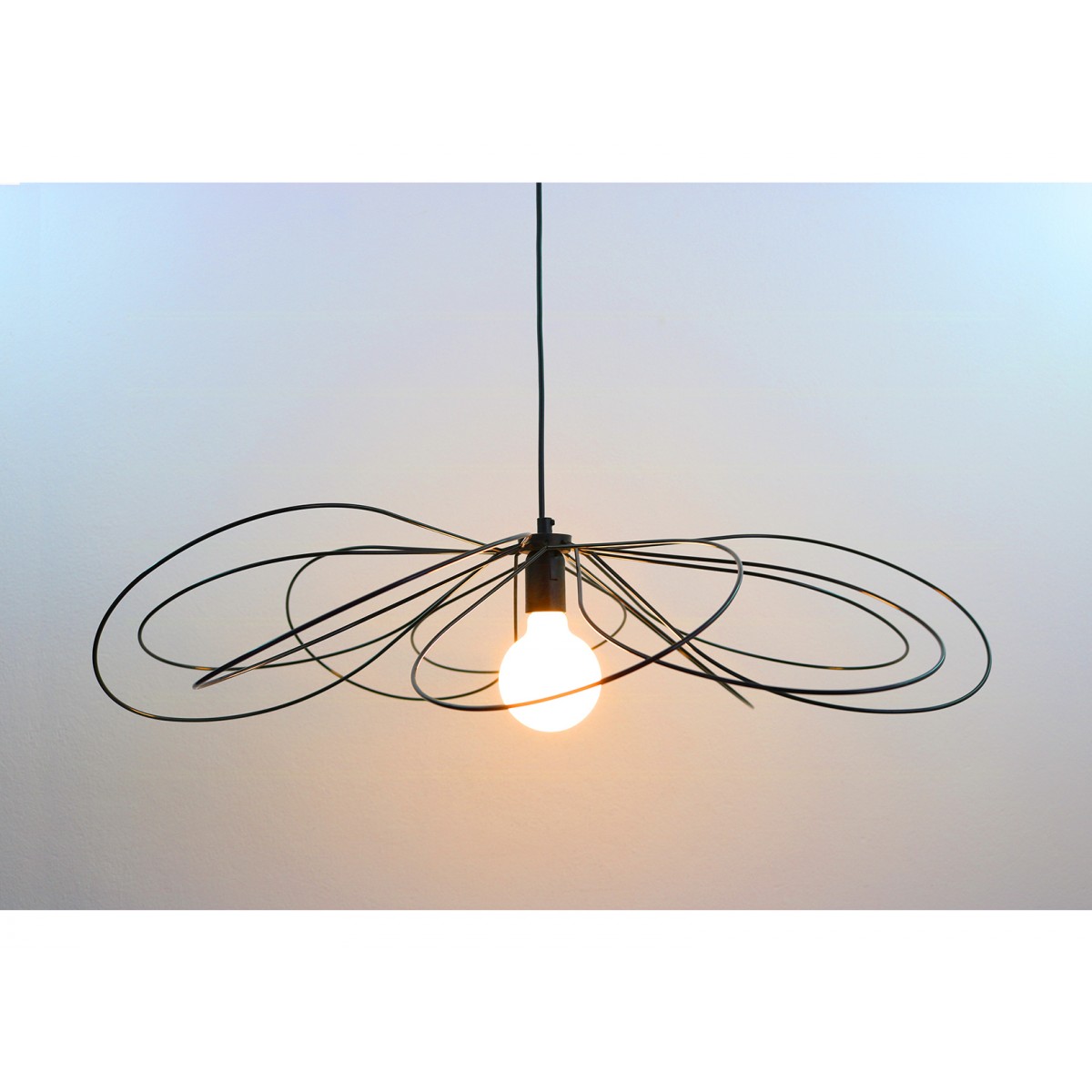 Suspension filaire métal, FILDIY noir, GERARD LAMY
