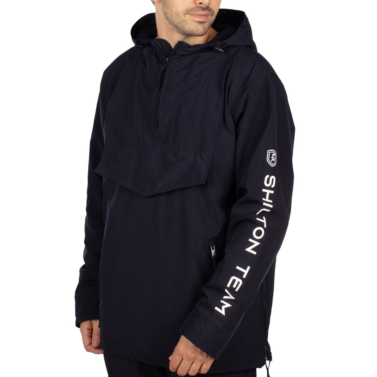 Haut de pluie chaud navy, SHILTON