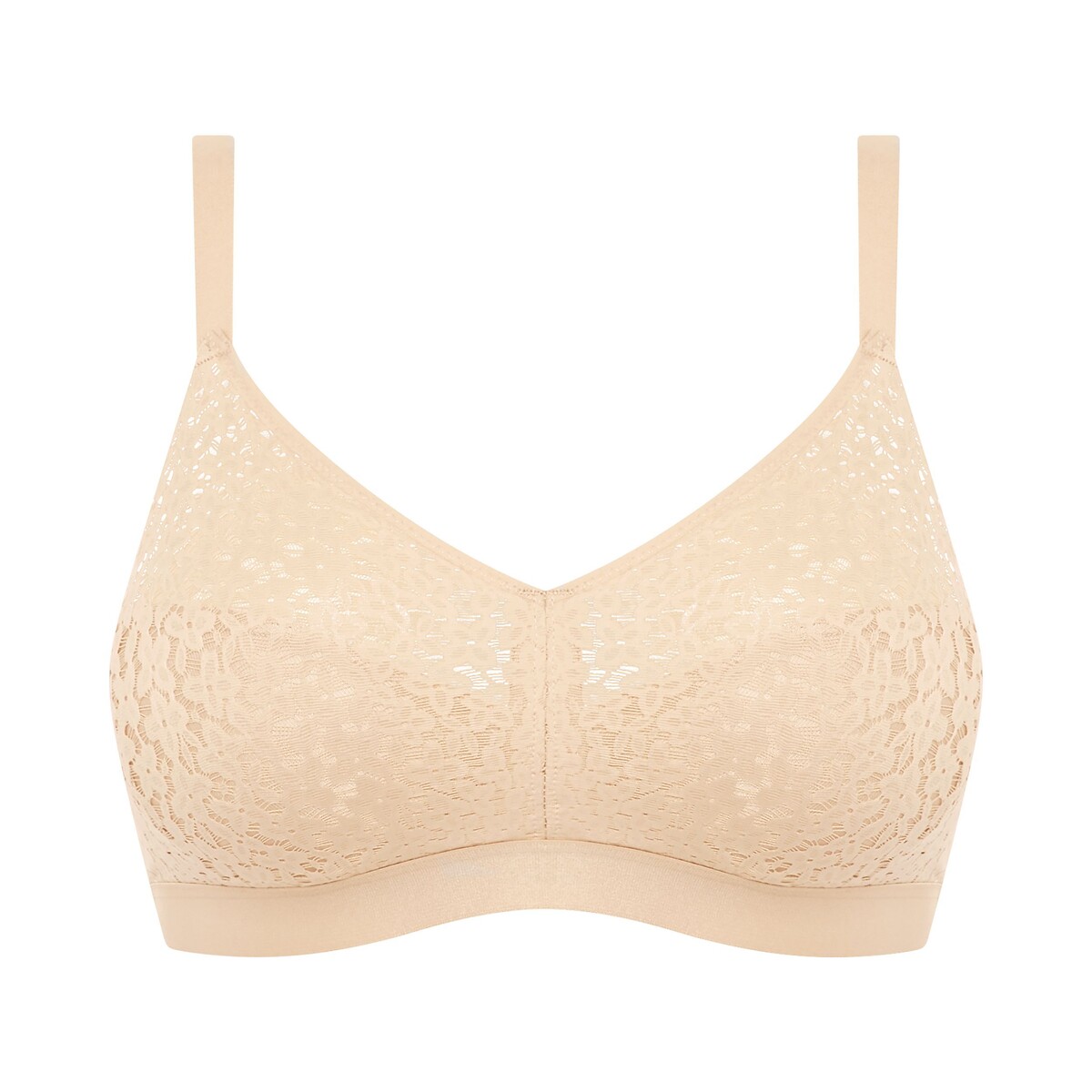 Soutien-gorge sans armature Norah chic beige doré, CHANTELLE