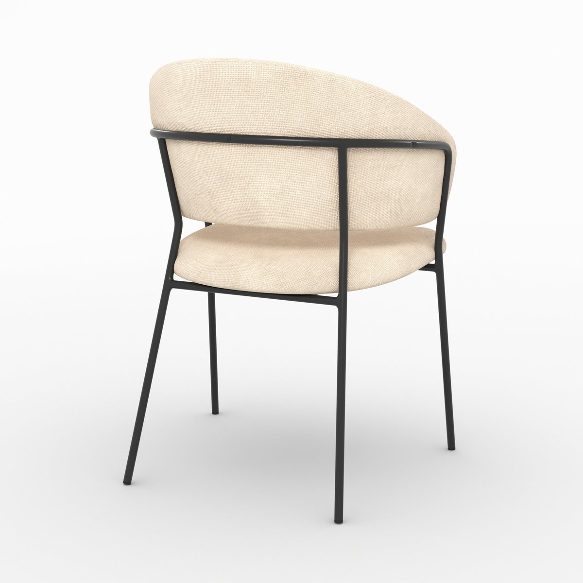 Chaise Amaya - AMAYA beige, MAISON PAVANE