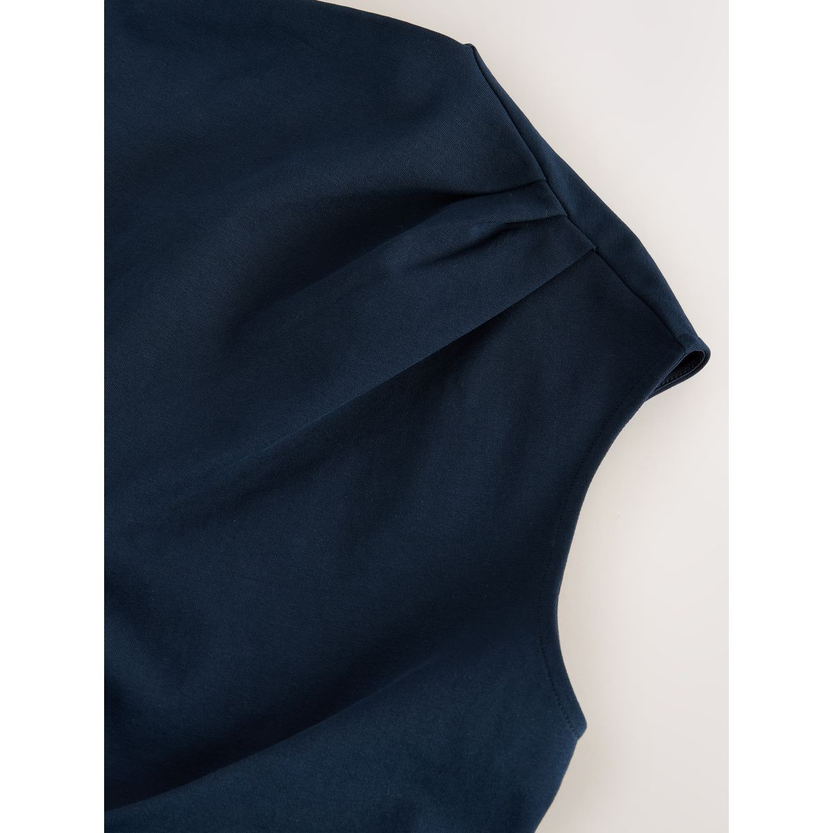 Robe midi 2-en-1 avec jupe transparente rayures bleues, NEXT