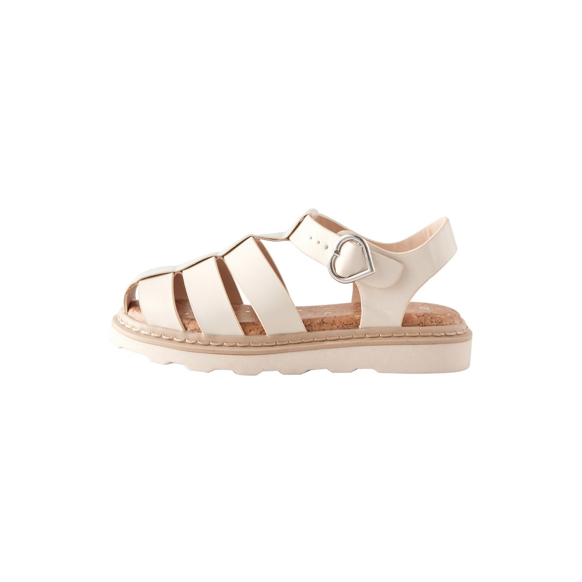 Sandales épaisses en plastique style pêcheur blanc, NEXT