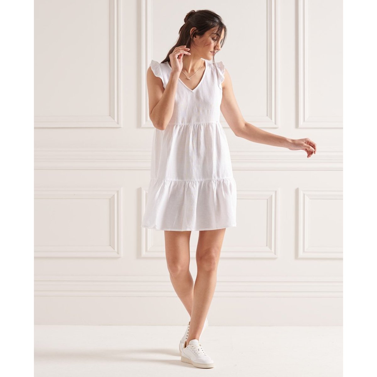 Robe À Volants Superposés Tinsley optic, SUPERDRY