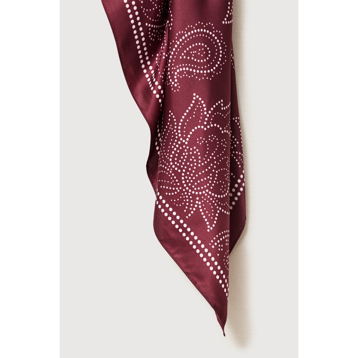 Foulard satiné marron, BONOBO