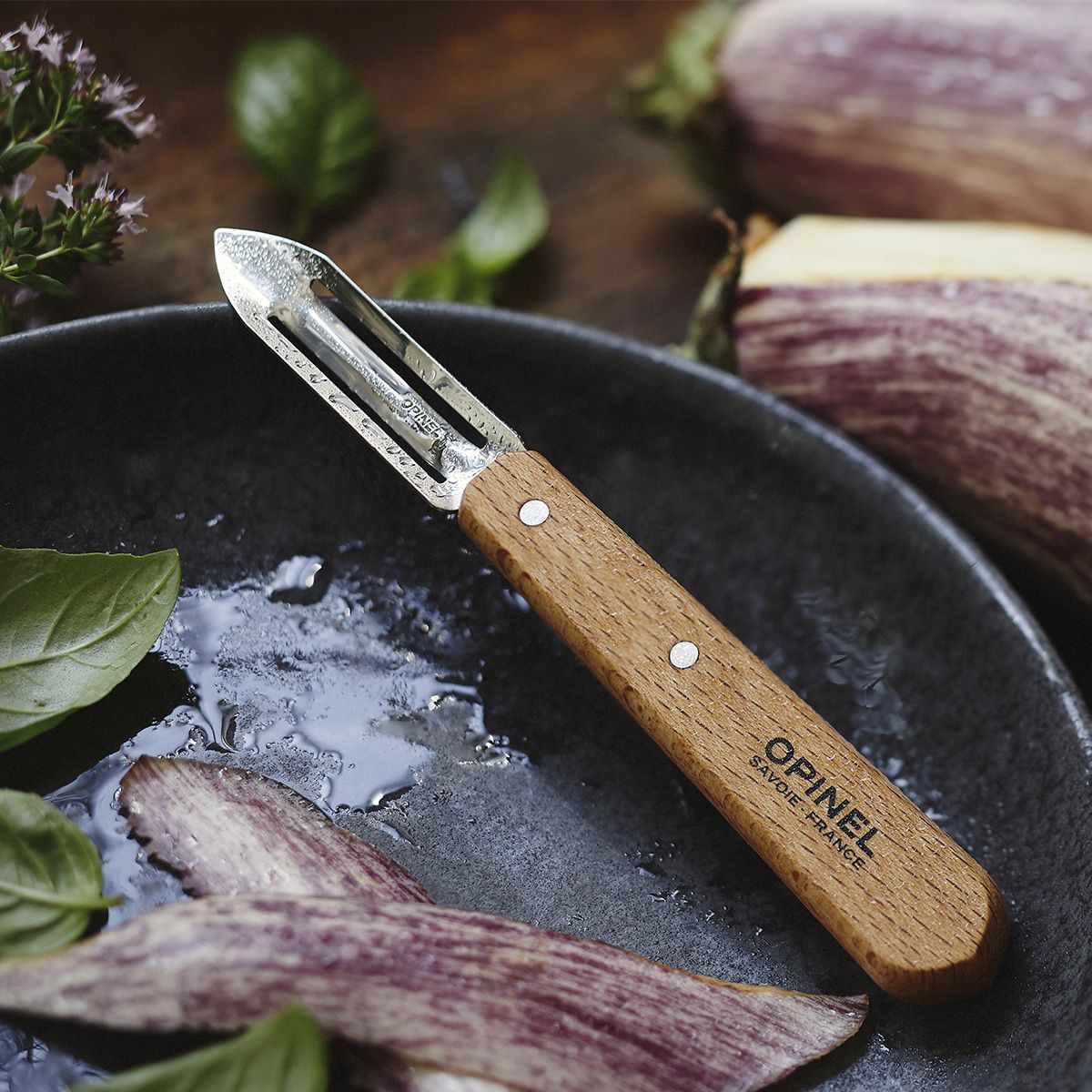 Eplucheur No115 hetre marron, OPINEL