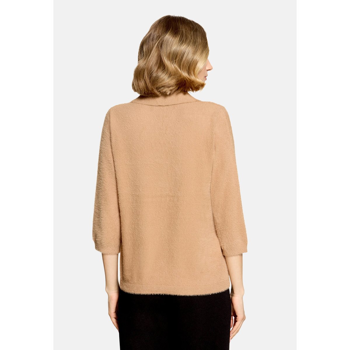 Pull-over en maille à manches 3/4 beige, BETTY BARCLAY