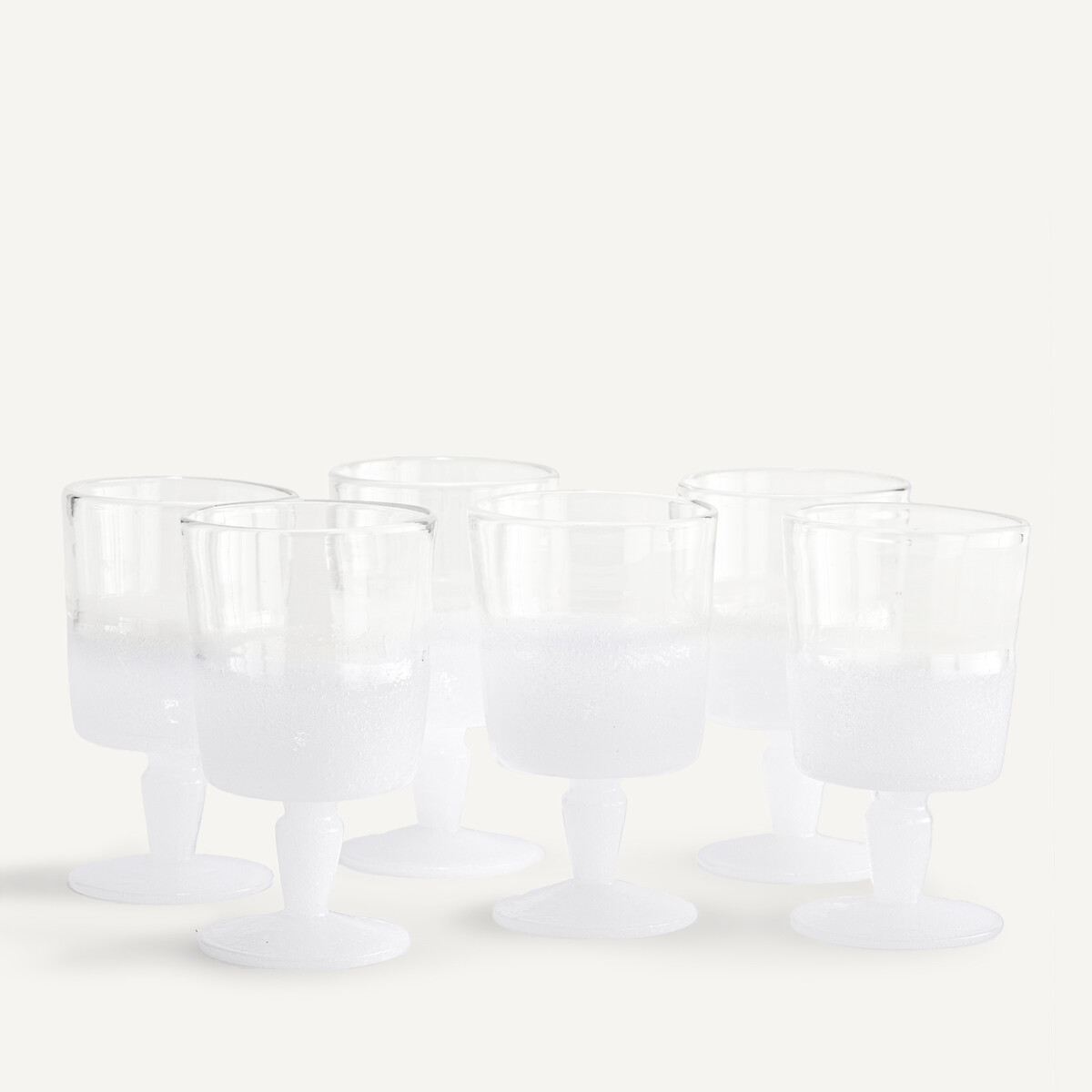 Set of 6 Sila Wine Glasses white, AM.PM