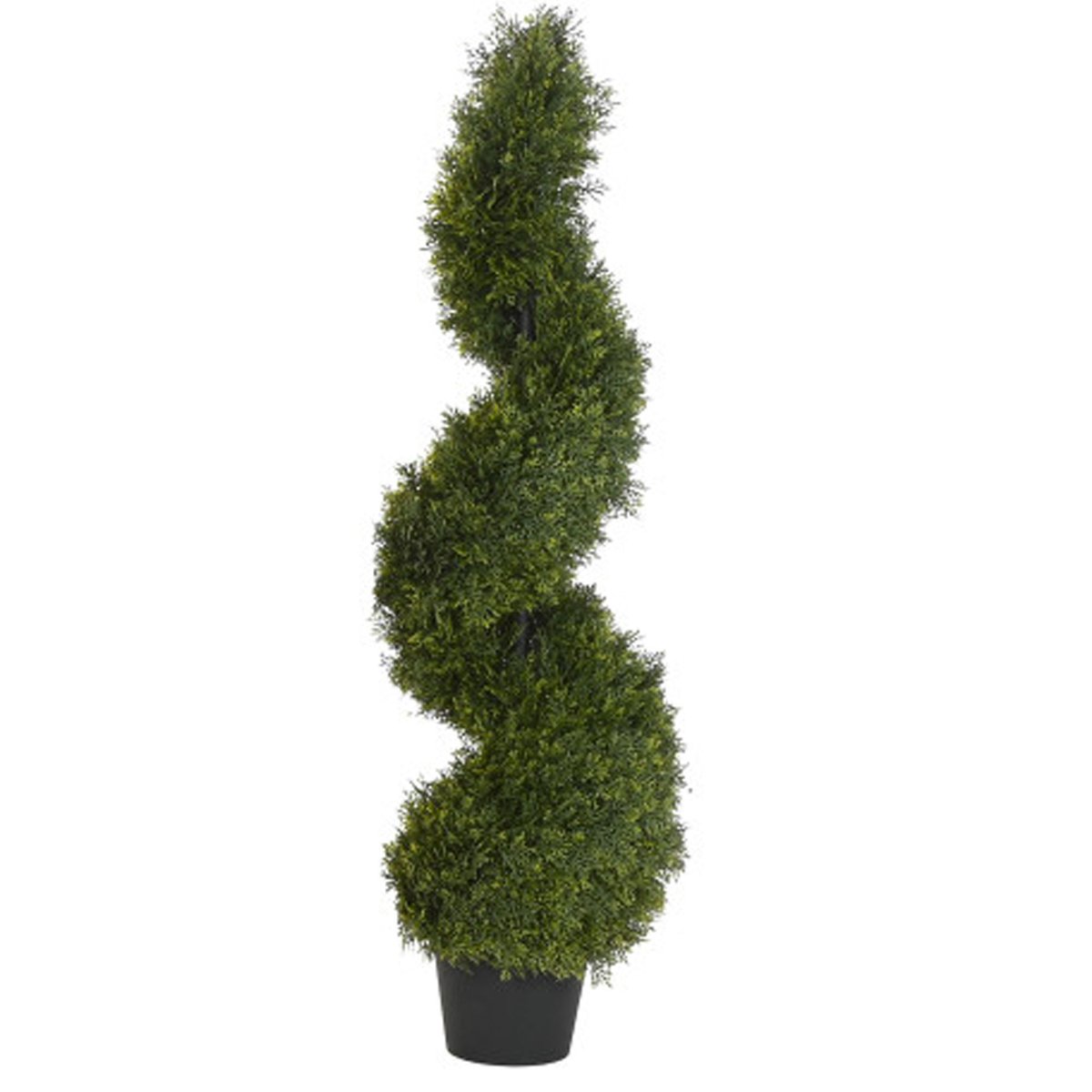 Plante artificielle d'intérieur cyprès topiaire 40x40x120cm vert, WADIGA