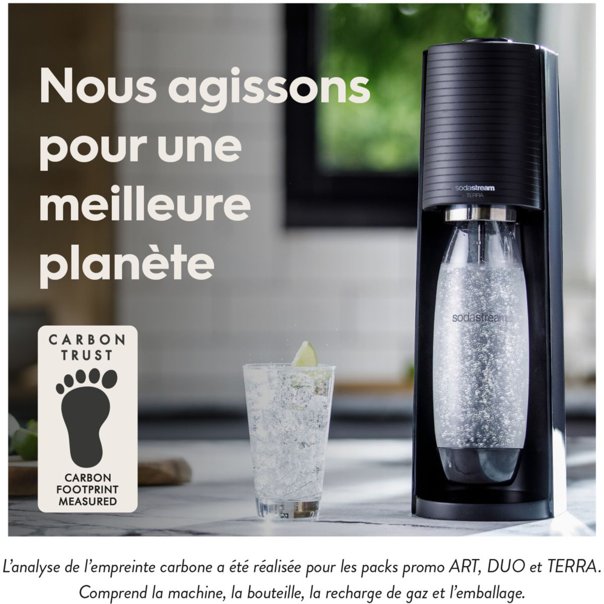Machine à soda Terra TERRANLV noir, SODASTREAM