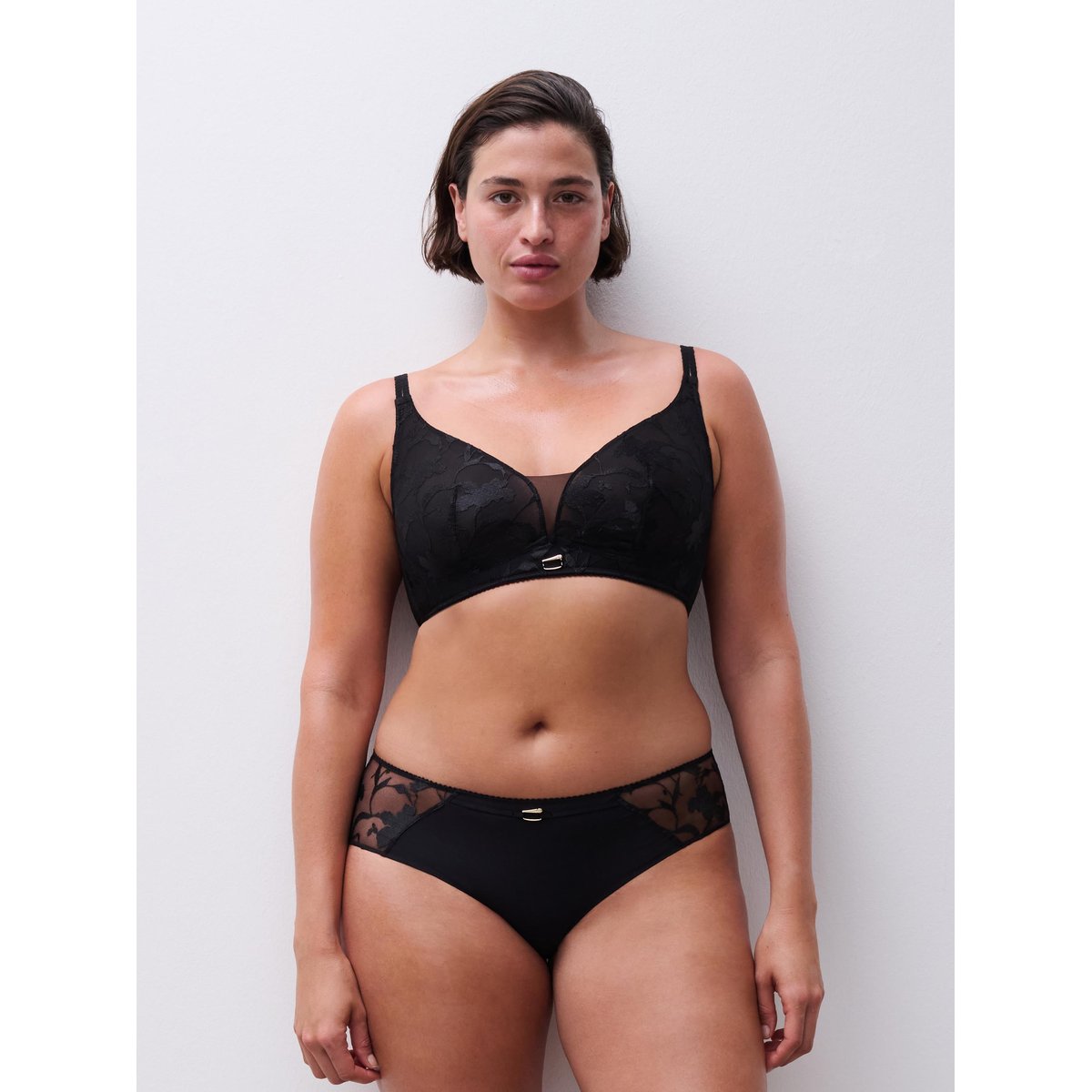 Soutien-gorge sans armature IDYLL noir, CHANTELLE