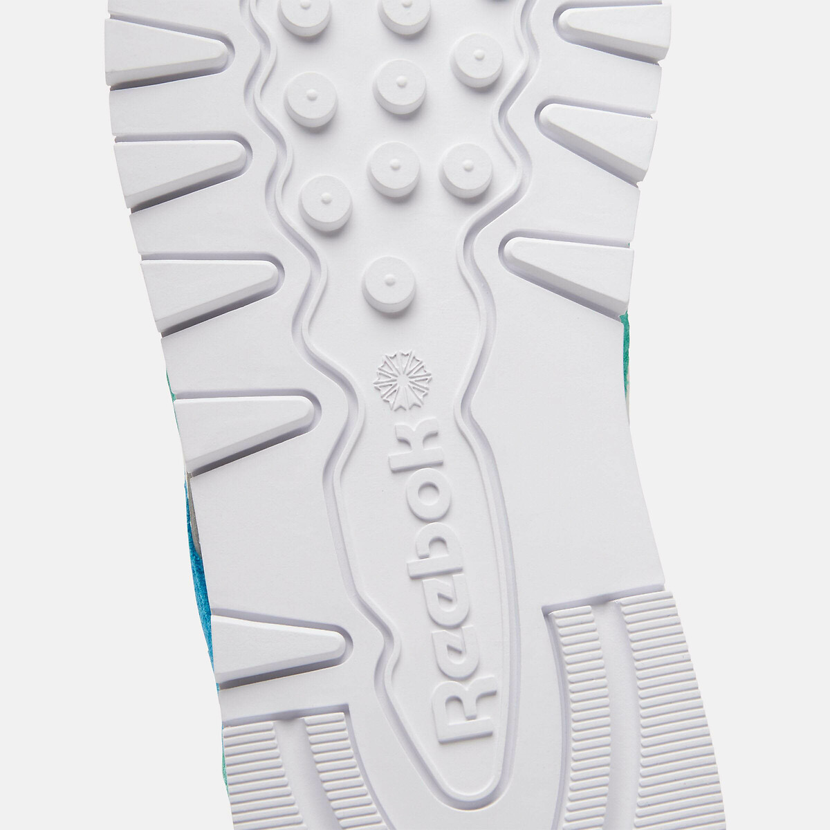 Baskets Classic Leather blanc/vert, REEBOK CLASSICS