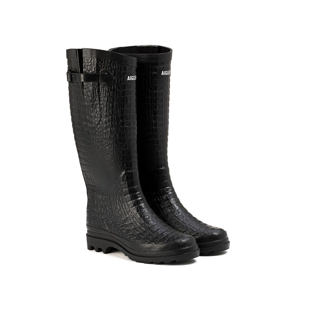 Stivali da pioggia AIGLENTINE 2 CROCO nero , AIGLE
