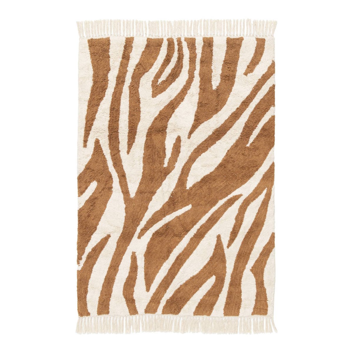 Tapis intérieur rectangulaire contemporain JOSH brique, SWEEEK