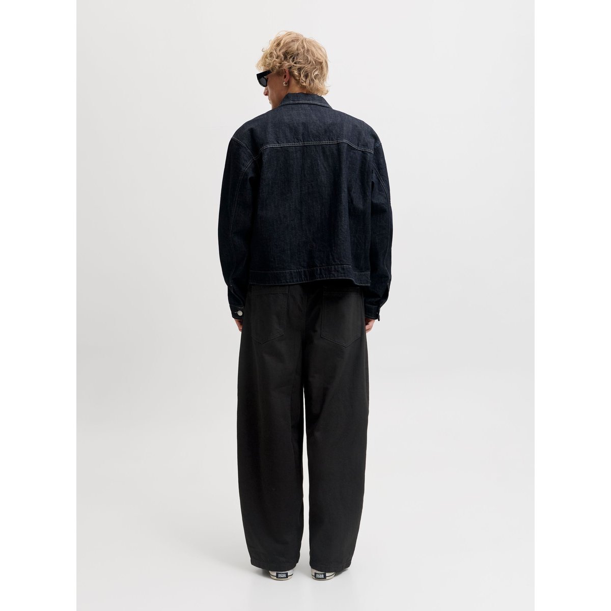 Jeans À Coupe Tonneau black denim, JACK & JONES