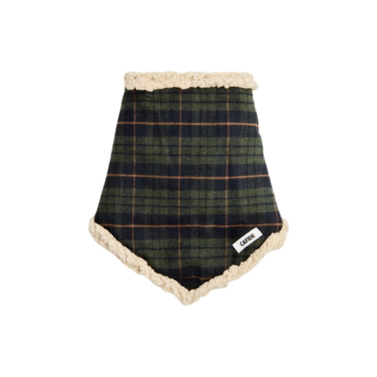 Bandana tartan vert pour chien, Nata vert, CAFIDE