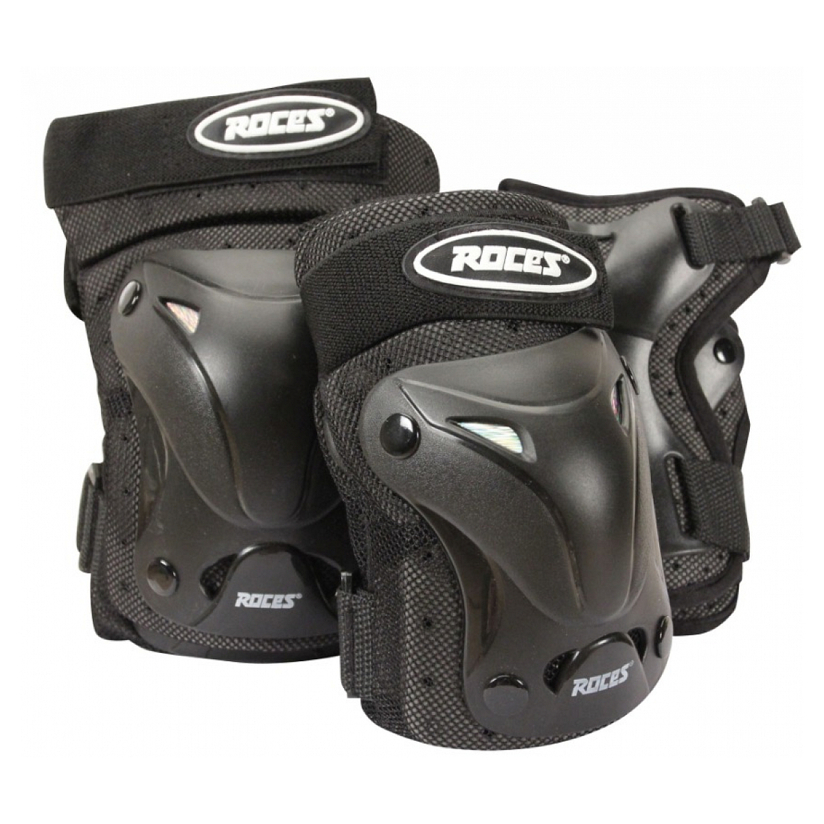 Protections Tri-pack ventilé noir S couleur unique, ROCES