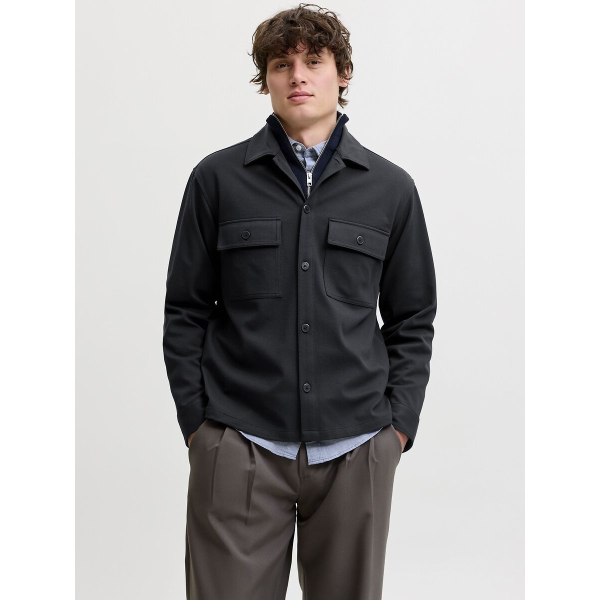 Surchemise WILLIAM bleu marine, JACK & JONES