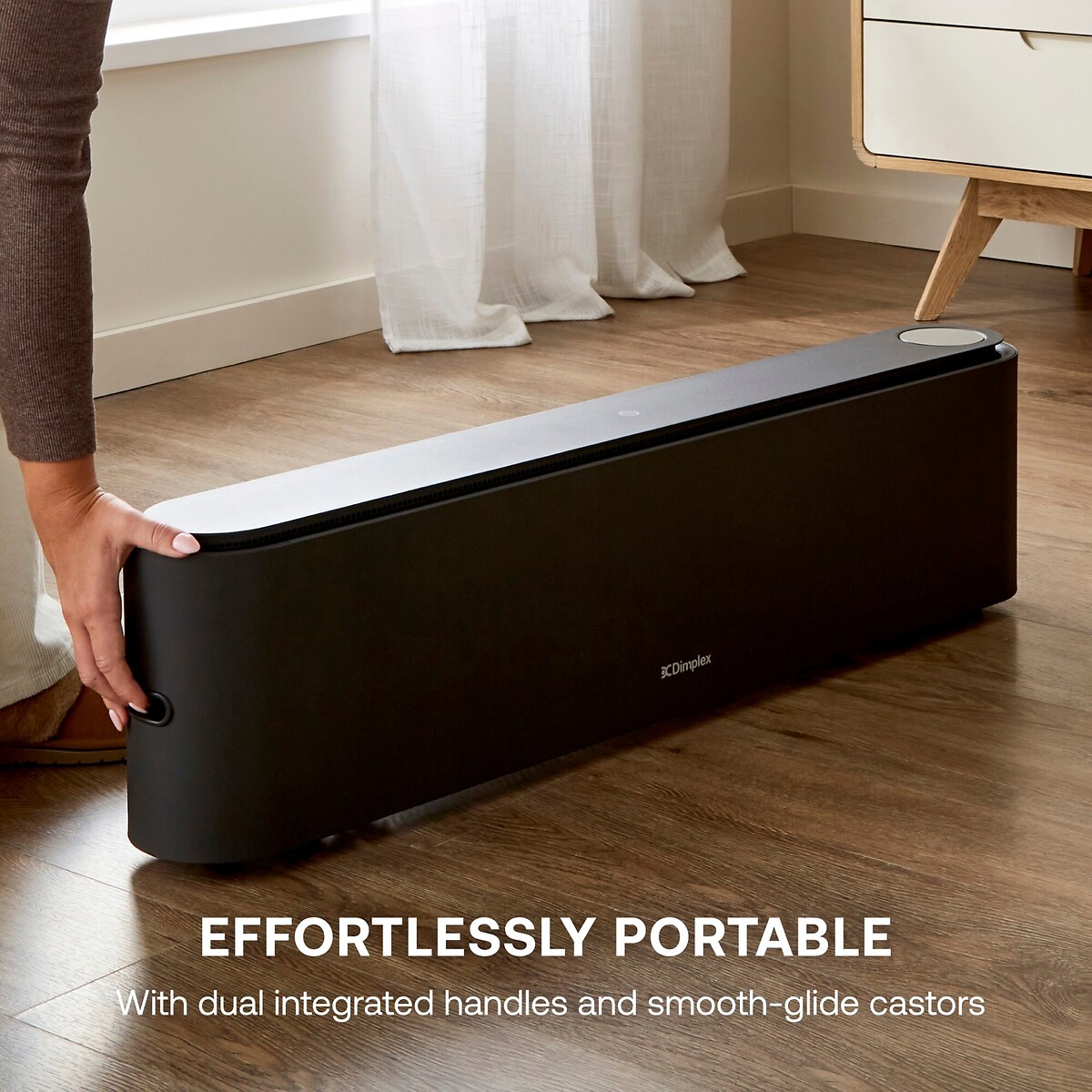 ThermalQ 2.2kW Baseboard Convector Heater - DXBC22 black, DIMPLEX