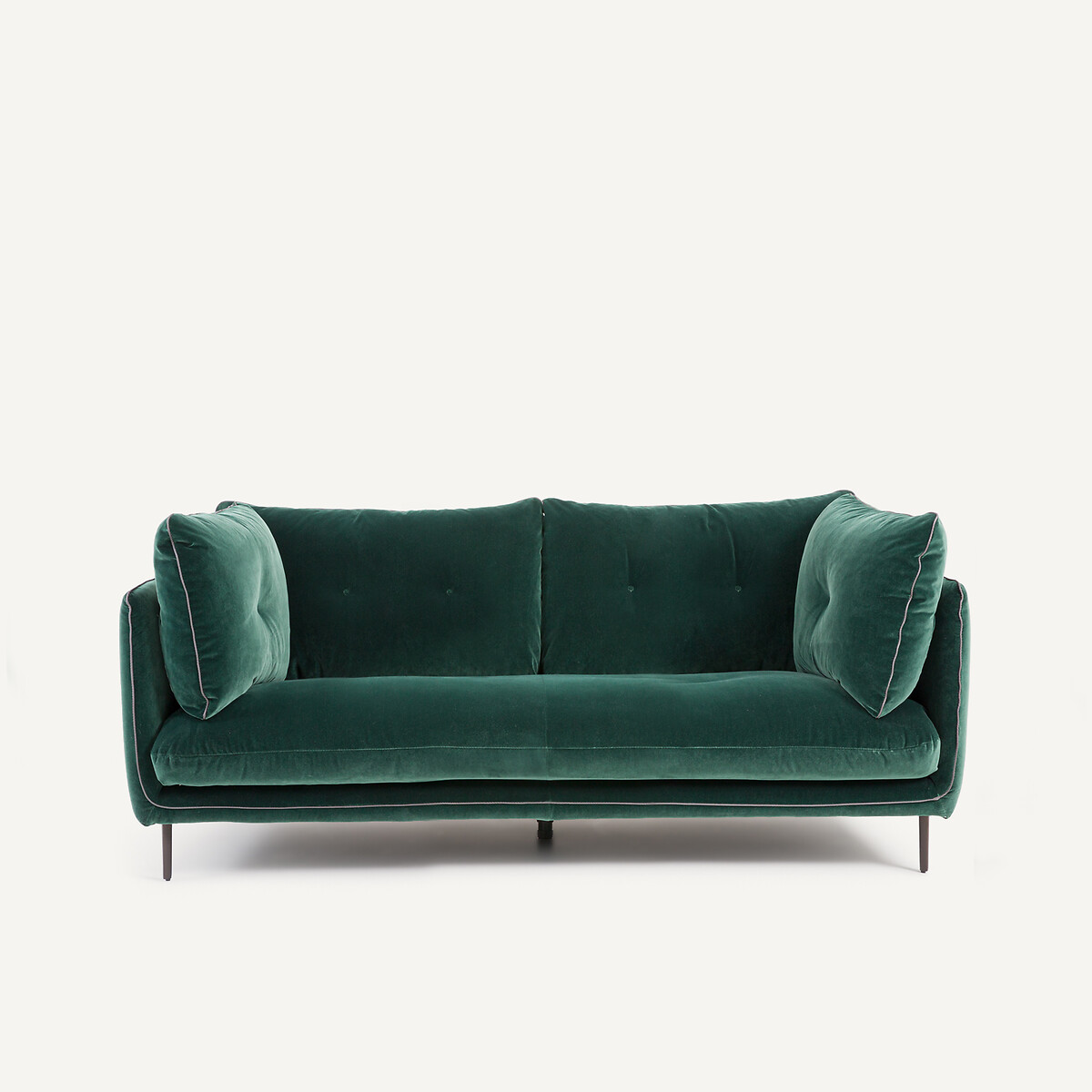 Compacte fluwelen zetel, BOTERO groen , AM.PM