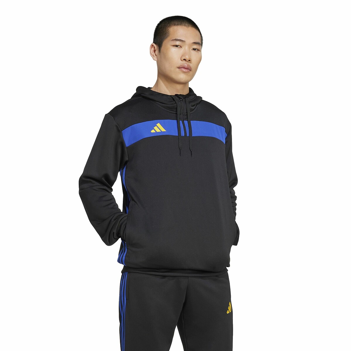 Sweat à capuche Tiro 25 Essentials noir, adidas Performance