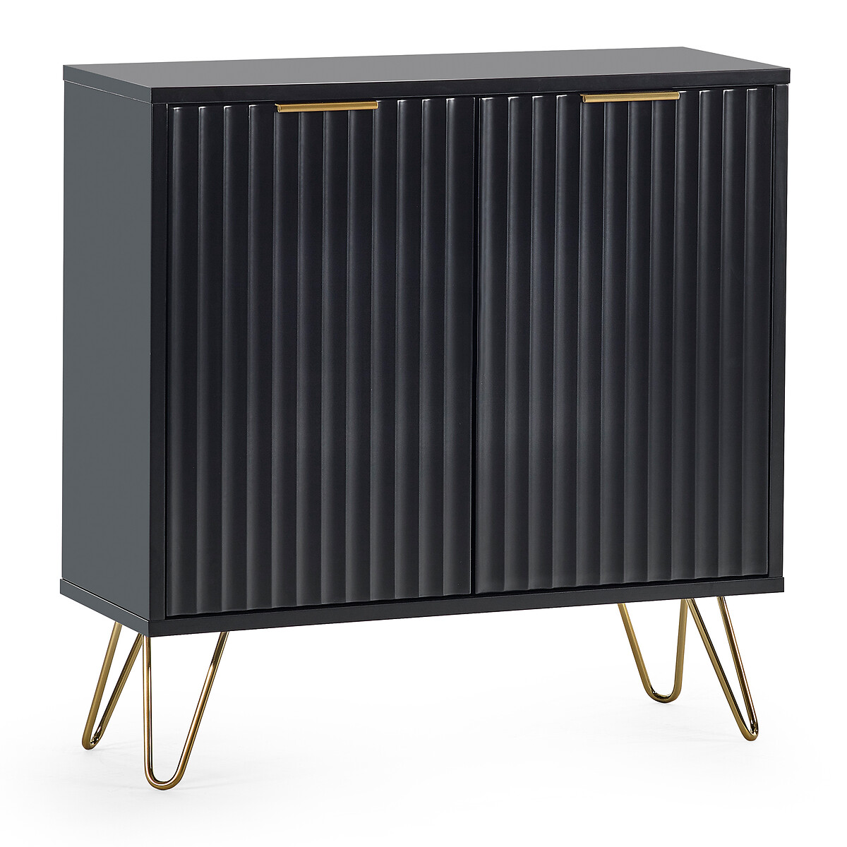 Ancona Sculptural Sideboard black, SO'HOME