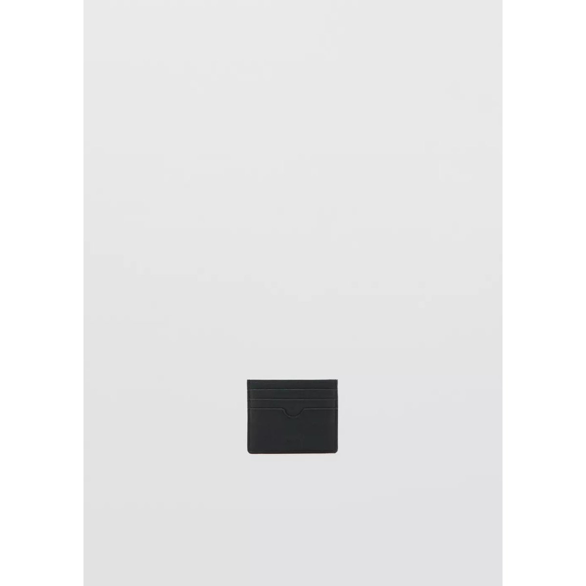 Porte-cartes effet grainé noir, MANGO MAN
