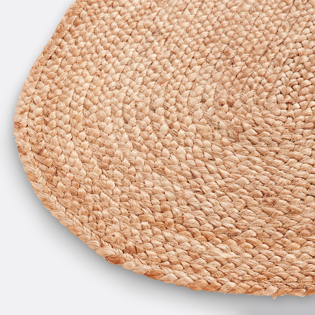 Alfombra de cama ovalada de yute, Aftas natural, LA REDOUTE INTERIEURS