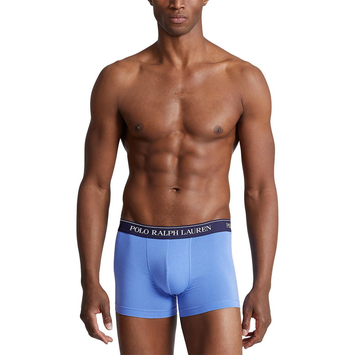 Lote de 5 cuecas boxer clássicas em algodão stretch multicolor, POLO RALPH LAUREN