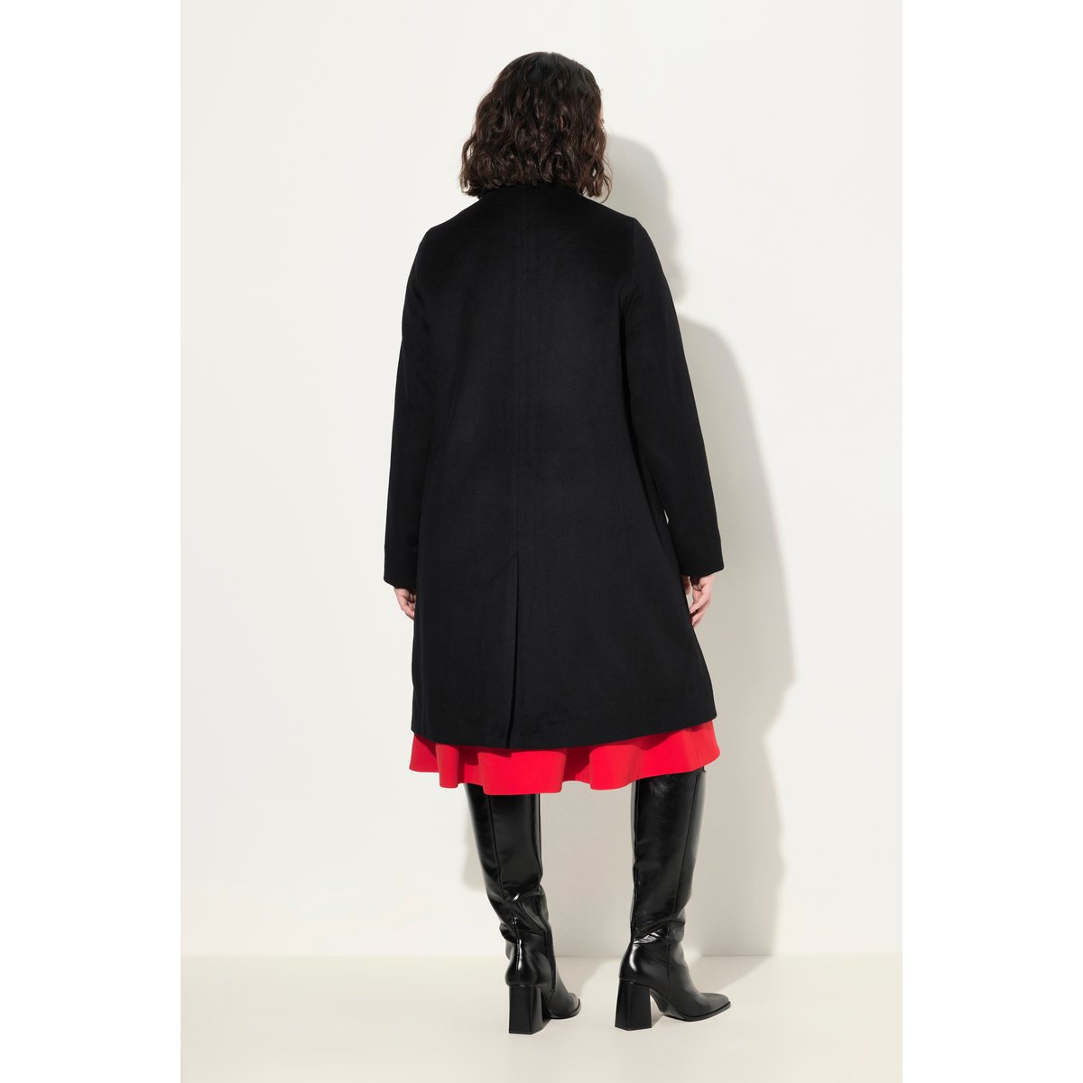 Manteau aspect laine noir, ULLA POPKEN