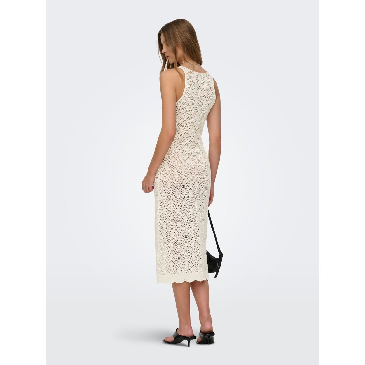 Robe En Maille cloud dancer, ONLY