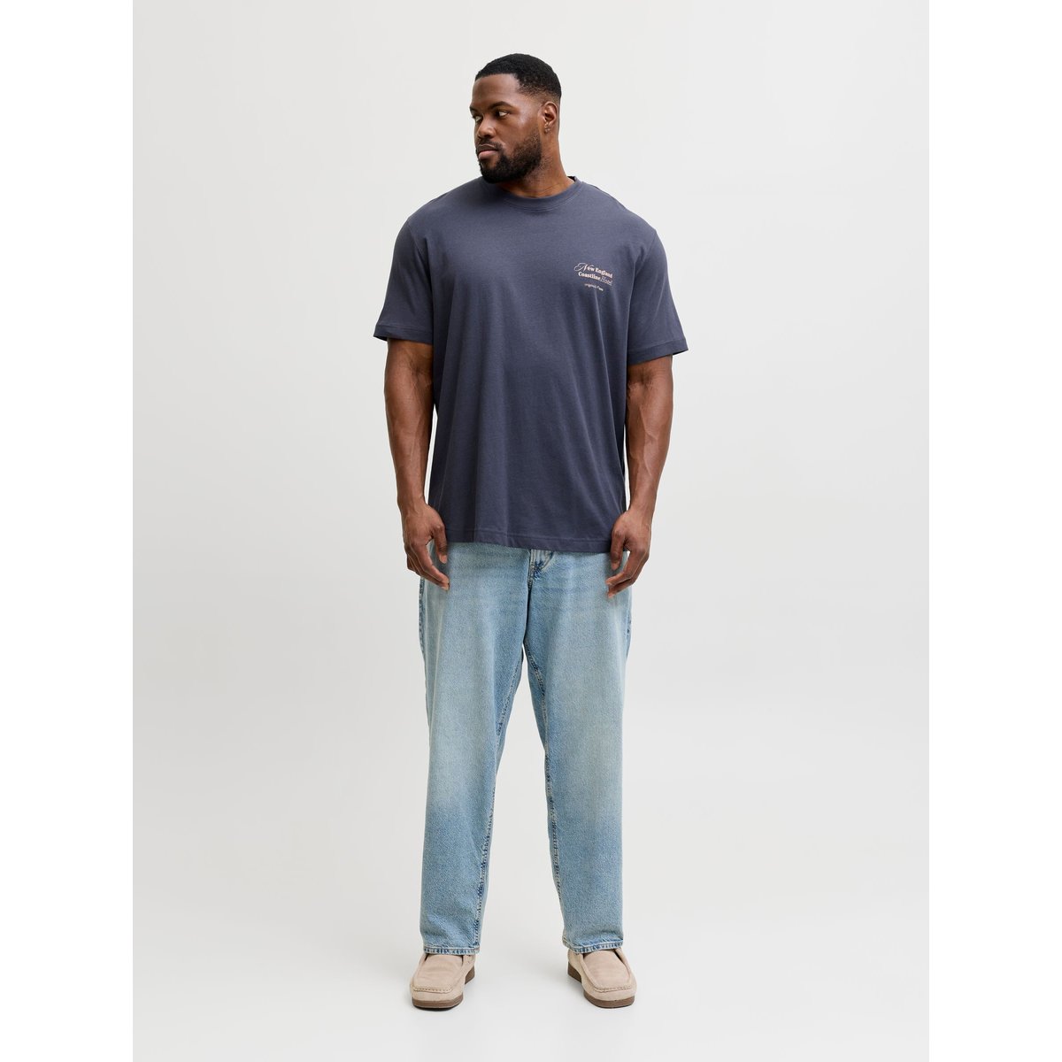 T-Shirt odyssey gray, JACK & JONES