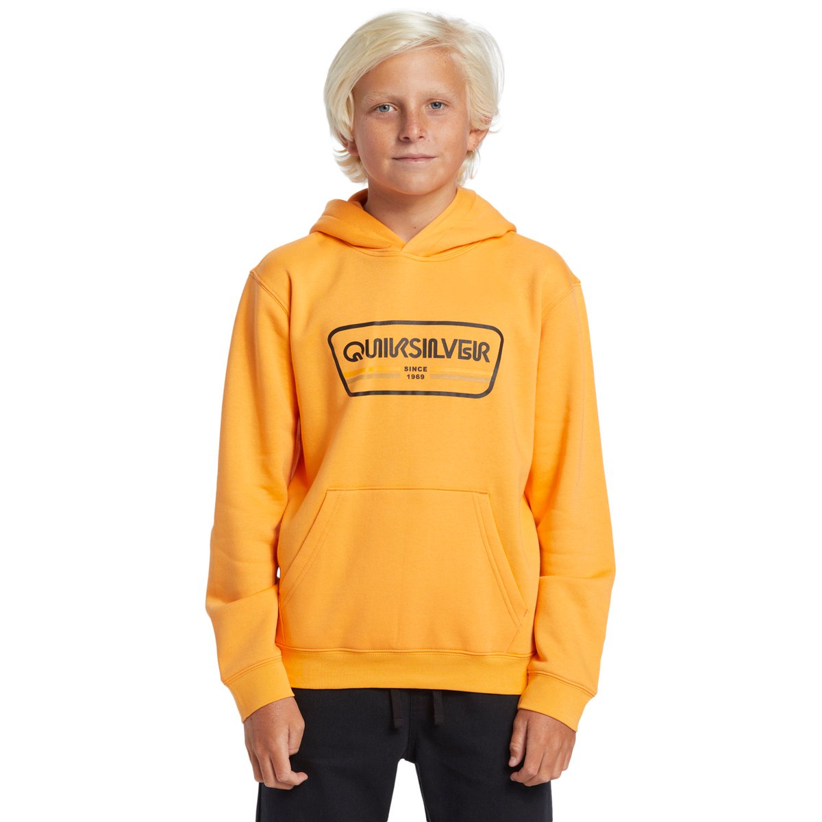 Sweat à capuche en molleton orange blazing orange, QUIKSILVER
