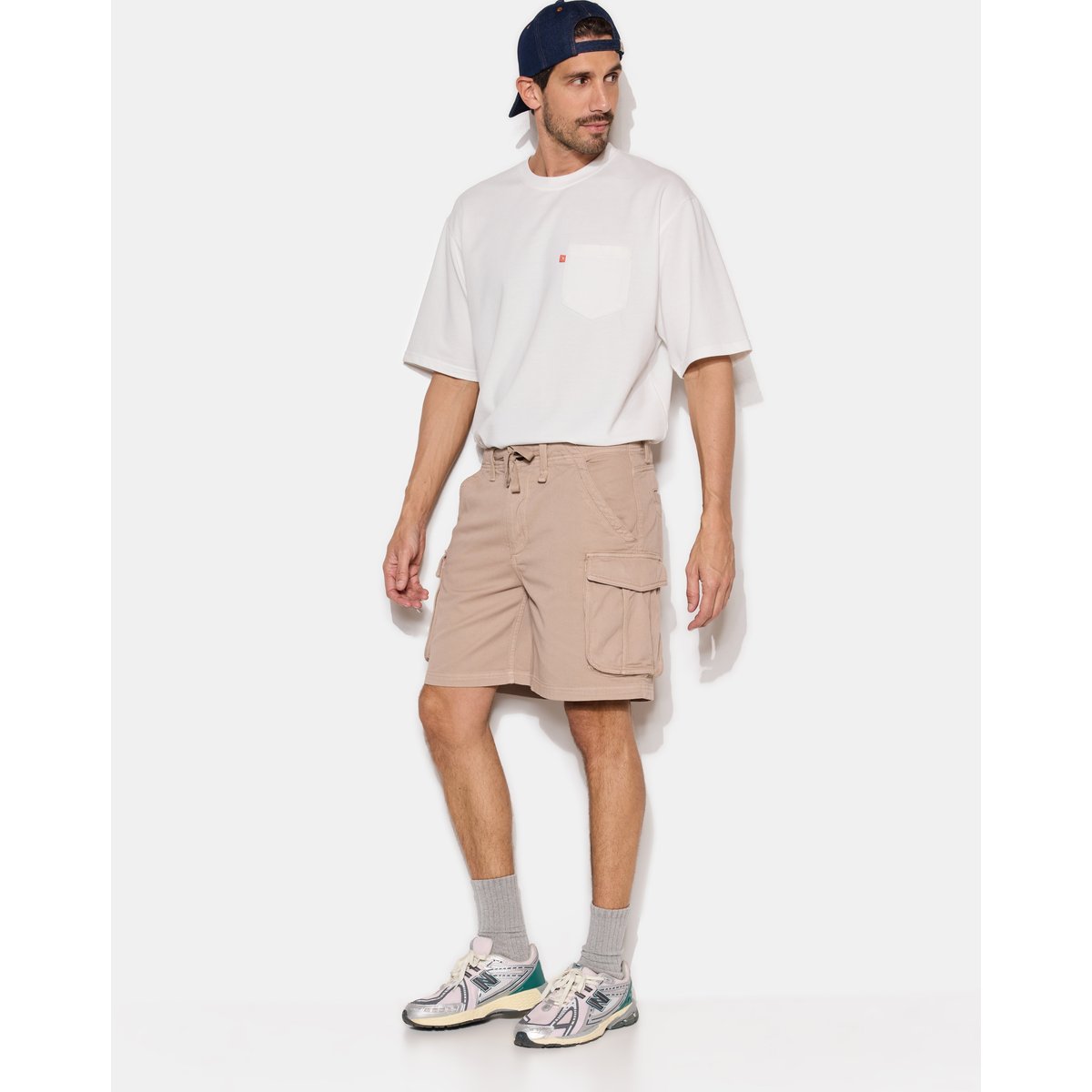 Short en coton CARGO SHORT marron, CHEVIGNON