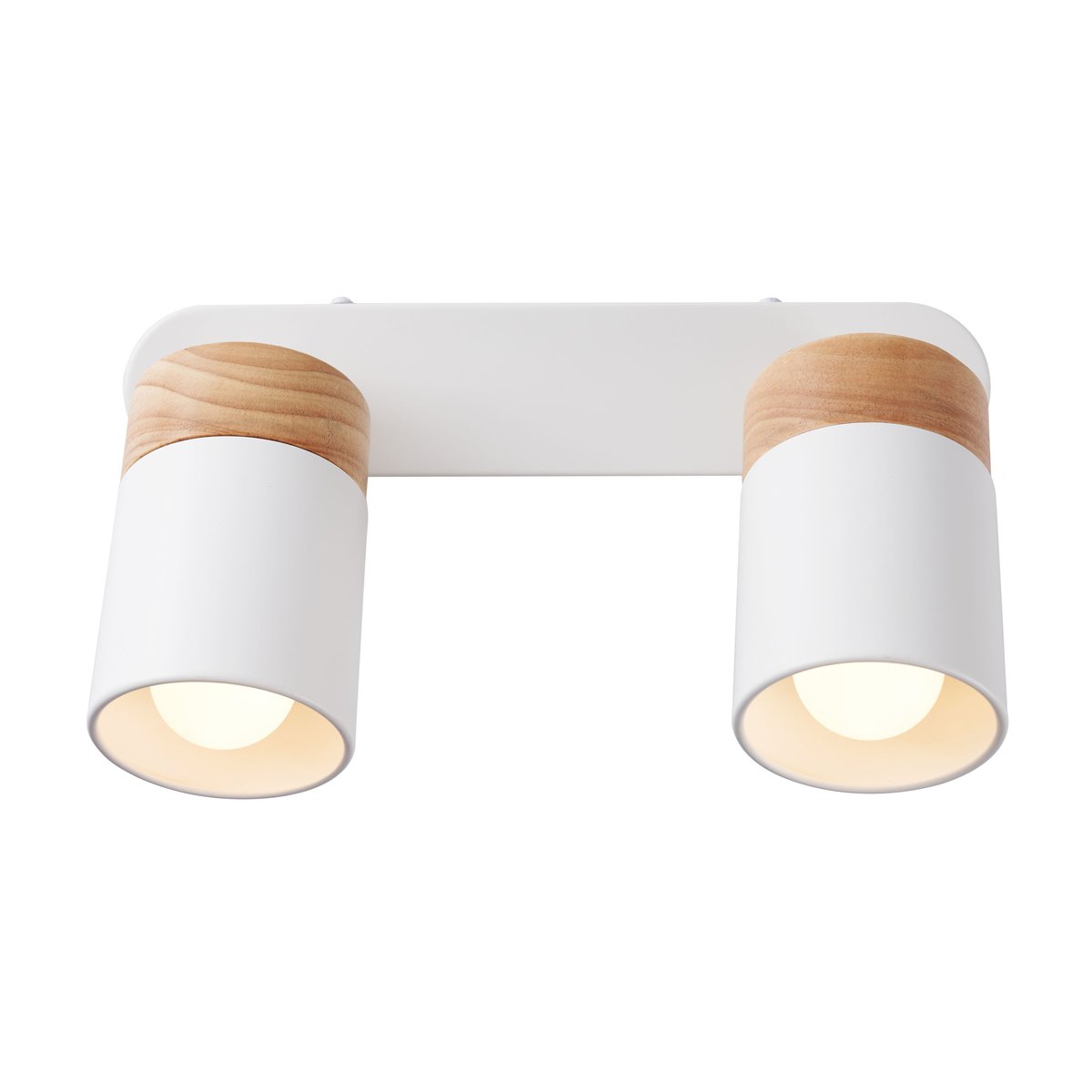 Spot en fer et PVC, TYANNA blanc, INSPIRE