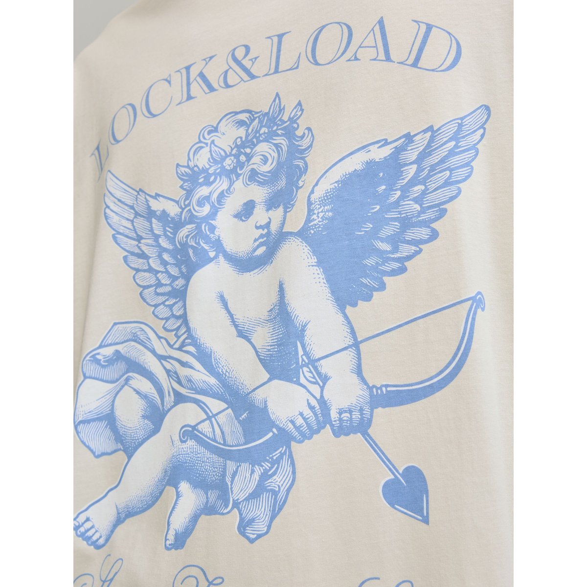 T-Shirt antique white, JACK & JONES