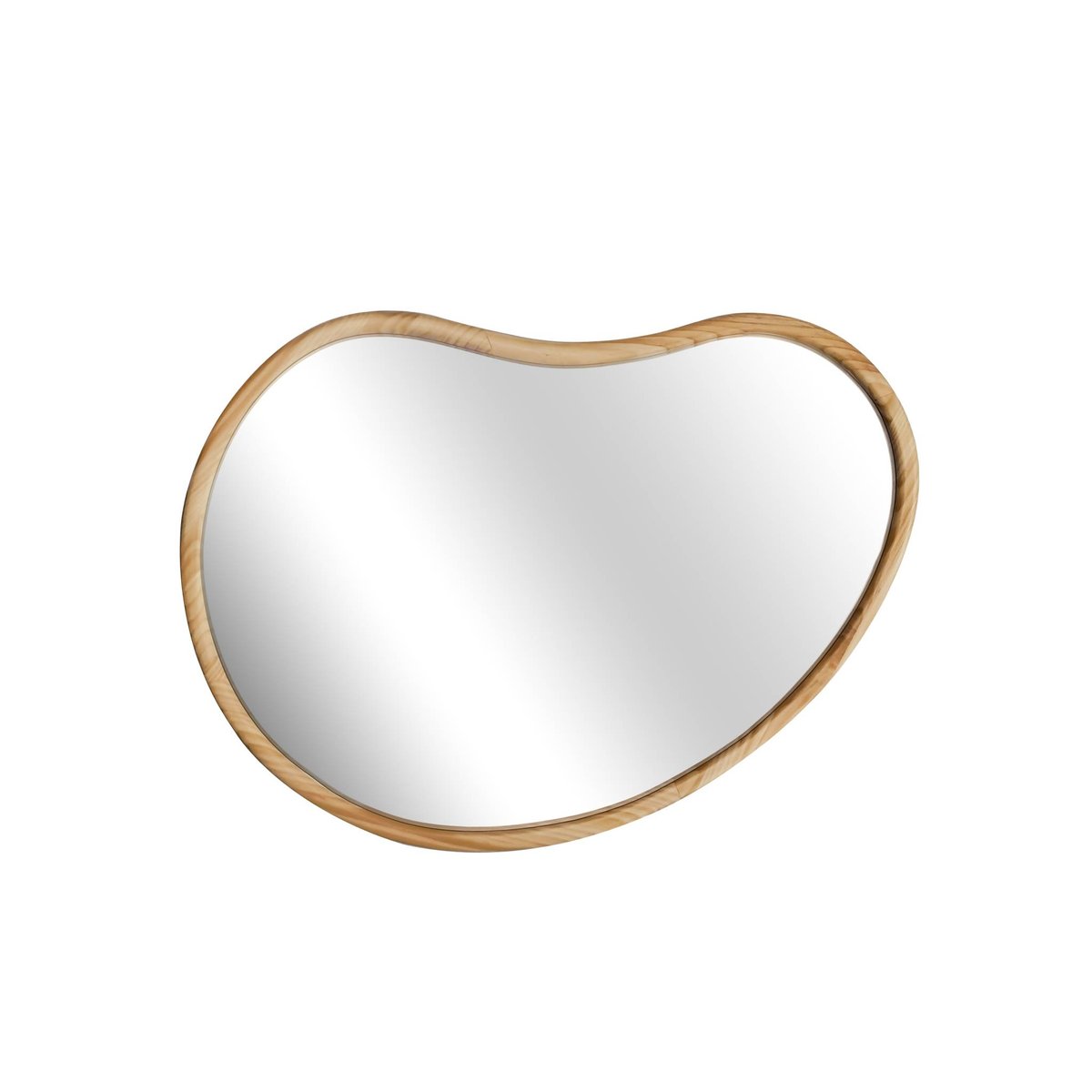 Miroir organique bois de sapin 95cm JACOB naturel, SWEEEK