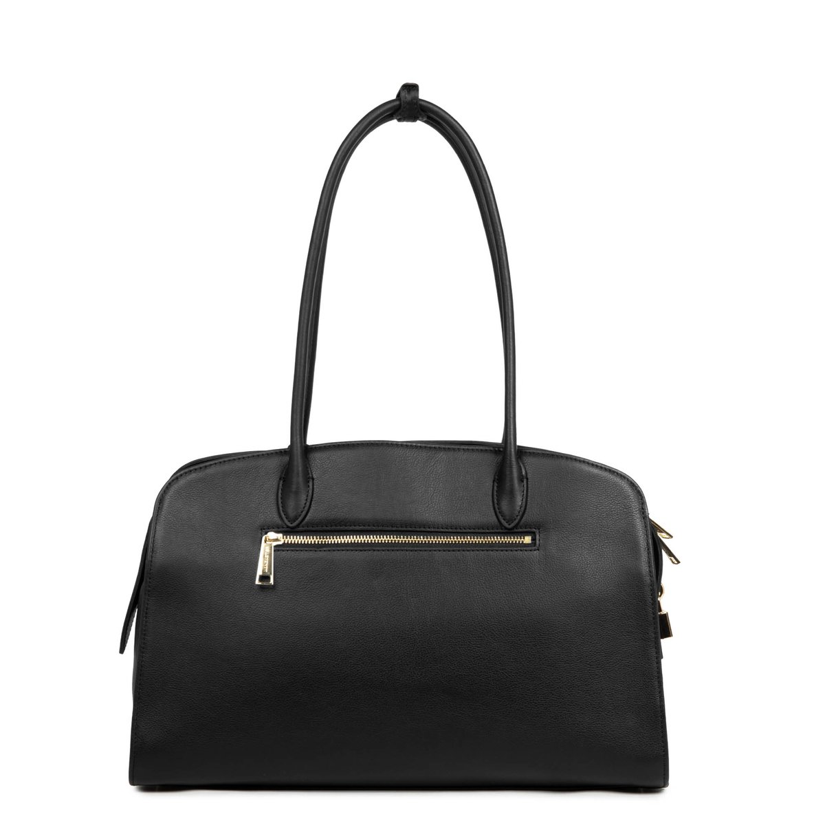 Grand sac cabas épaule MADEMOISELLE BONNIE noir, LANCASTER