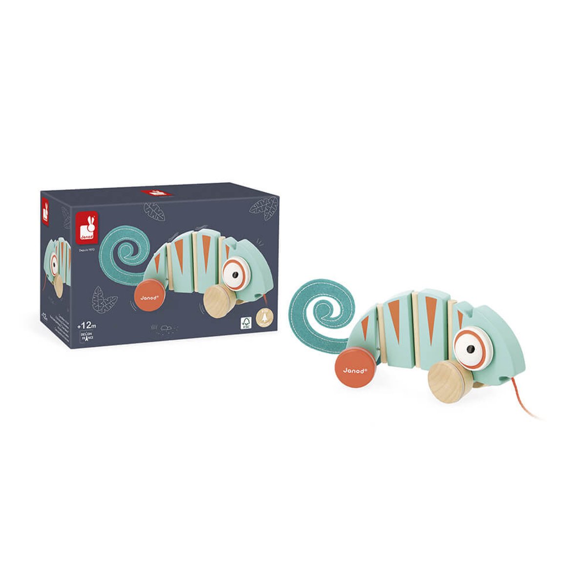 Tropik - Caméléon A Tirer bleu, JANOD