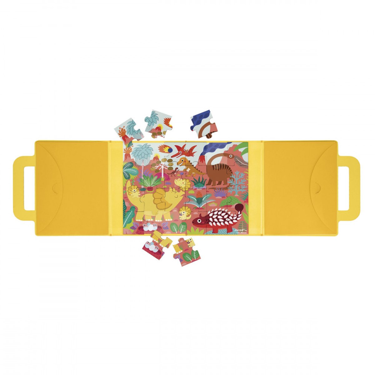 Puzzle Magnéti'puzzle Dino 36 Pcs couleur unique, JANOD