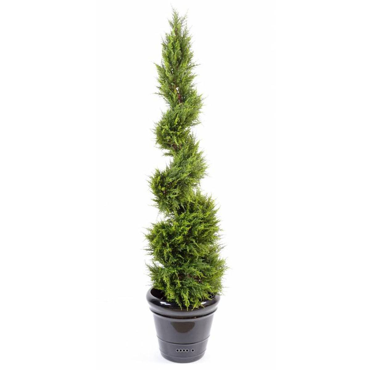Cypres Juniperus artificiel en pot sur tronc v002229, ARTIFICIELLES