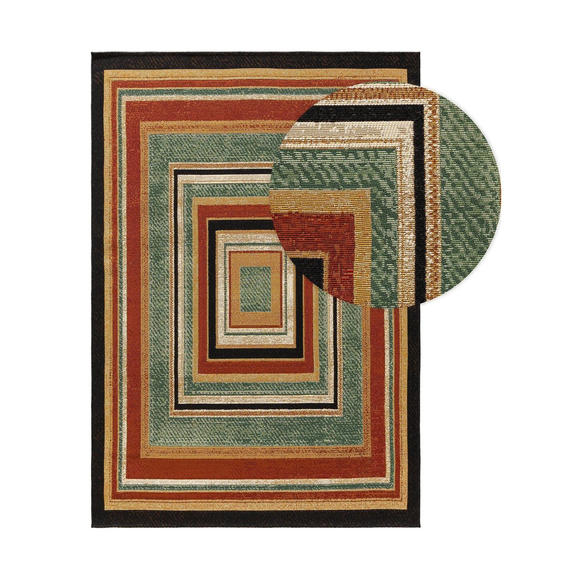 Tapis d'extérieur & intérieur RIA multicouleur, BENUTA 